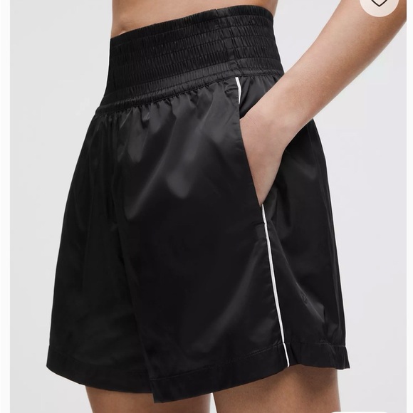 lululemon athletica Pants - Lululemon Stretch Satin Nylon Super-High-Rise Short 5"